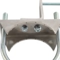 Lockey Gate Stop With 4" U-Bolt for Chain Link Gates - GS-LINX4INCH