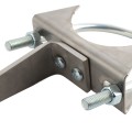 Lockey Gate Stop With 4" U-Bolt for Chain Link Gates - GS-LINX4INCH