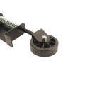 Nationwide Heavy Duty 360° Swivel Swing Gate Wheel for Wood Gate Frames | Powder-Coated Black - GW2-BK