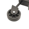 Nationwide Heavy Duty 360° Swivel Swing Gate Wheel for Wood Gate Frames | Powder-Coated Black - GW2-BK