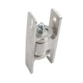 Nationwide Heavy-Duty Ball Bearing Gate Hinge - Unpainted Aluminum Bolt-On Body & Unpainted Aluminum Bolt-On Yoke (Vertically Adjustable) (Default)