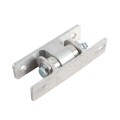 Nationwide Heavy-Duty Ball Bearing Gate Hinge - Unpainted Aluminum Bolt-On Body & Unpainted Aluminum Bolt-On Yoke (Vertically Adjustable) (Default)