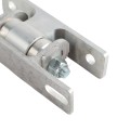 Nationwide Heavy-Duty Ball Bearing Gate Hinge - Unpainted Aluminum Bolt-On Body & Unpainted Aluminum Bolt-On Yoke (Vertically Adjustable) (Default)