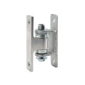 Nationwide Heavy-Duty Ball Bearing Gate Hinge - Unpainted Aluminum Bolt-On Body & Unpainted Steel Bolt-On Yoke (Default)