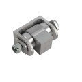 Nationwide Heavy-Duty Ball Bearing Gate Hinge - Unpainted Aluminum Weld-On Body & Unpainted Aluminum Weld-On Yoke (No Order Minimum)