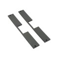 Locinox Built-In Electric Keep for Fortylock, Fiftylock, Sixtylock Insert Locks, 2" Profiles, Fail-Close (RAL 9005 Jet Black) - INTRALEC-Z-50-E-9005