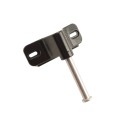 Nationwide Keystone One Sided Keyed-Alike Lockable Metal Gate Latch for All Gate Types (Black) - KLADV-M1-4D-BK