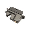 Nationwide Keystone One Sided Keyed-Alike Lockable Metal Gate Latch for All Gate Types (Black) - KLADV-M1-4D-BK
