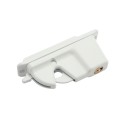 Nationwide Keystone 2" - 5" Double Sided Zinc Diecast Metal Key Lockable Latch (White) - KLADV-M2-4D-WH (Default)