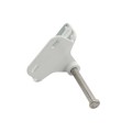 Nationwide Keystone 2" - 5" Double Sided Zinc Diecast Metal Key Lockable Latch (White) - KLADV-M2-4D-WH (Default)