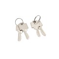 Nationwide Keystone 2" - 5" Double Sided Zinc Diecast Metal Key Lockable Latch (White) - KLADV-M2-4D-WH (Default)