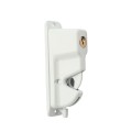 Nationwide Keystone 2" - 5" Double Sided Zinc Diecast Metal Key Lockable Latch (White) - KLADV-M2-4D-WH (Default)