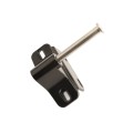 Keystone 2-Sided Black Zinc Diecast Metal Key Lockable Latch (Keyed Alike) - KLADV-M2-BK-KA (Default)