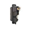 Keystone 2-Sided Black Zinc Diecast Metal Key Lockable Latch (Keyed Alike) - KLADV-M2-BK-KA (Default)