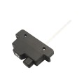 Nationwide Keystone 2 Dual Sided 6-Pin Lockable Nylon Gate Latch with Stainless Steel Self Drilling Screws (Keyed-Alike, Black) - KLADV2-P2-4D-BK-KA