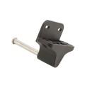 Nationwide Keystone 2 Dual Sided 6-Pin Lockable Nylon Gate Latch with Stainless Steel Self Drilling Screws (Keyed-Alike, Black) - KLADV2-P2-4D-BK-KA
