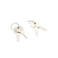 Nationwide Keystone 2 Dual Sided 6-Pin Lockable Nylon Gate Latch with Stainless Steel Self Drilling Screws (Keyed-Alike, Black) - KLADV2-P2-4D-BK-KA