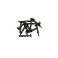 Nationwide Keystone 2 Dual Sided 6-Pin Lockable Nylon Gate Latch with Stainless Steel Self Drilling Screws (Keyed-Alike, Black) - KLADV2-P2-4D-BK-KA