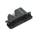Nationwide Keystone 2 Dual Sided 6-Pin Lockable Nylon Gate Latch with Stainless Steel Self Drilling Screws (Keyed-Alike, Black) - KLADV2-P2-4D-BK-KA
