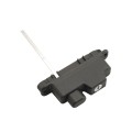 Nationwide Keystone 2 Dual Sided 6-Pin Lockable Nylon Gate Latch with Stainless Steel Self Drilling Screws (Keyed-Alike, Black) - KLADV2-P2-4D-BK-KA