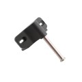Nationwide Keystone 2 Dual Sided 6-Pin Lockable Nylon Gate Latch for all Gates (Black)