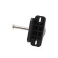 Nationwide Keystone 2 Dual Sided 6-Pin Lockable Nylon Gate Latch for all Gates (Black)