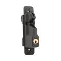 Nationwide Keystone 2 Dual Sided 6-Pin Lockable Nylon Gate Latch for all Gates (Black)