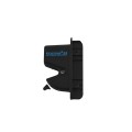Nationwide Keystone X2 Heavy-Duty, Reversible, Two Sided Lockable, Keyed-Alike, Slimline External Mount Spindle Latch for Gates with Stainless Steel Scews (Nylon) Black