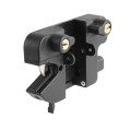 Nationwide Keystone Traverse 2" Reversible, Keyed-Alike Gate Latch with Stainless Steel Screws (Black) (Default)