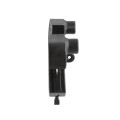 Nationwide Keystone Traverse 2" Reversible, Keyed-Alike Gate Latch with Stainless Steel Screws (Black) (Default)