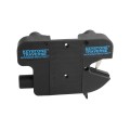 Nationwide Keystone Traverse 2" Reversible Gate Latch with Stainless Steel Screws (Black)
