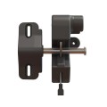 Nationwide Keystone Traverse 2" Reversible Gate Latch with Stainless Steel Screws (Black) (Default)