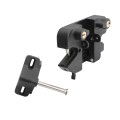 Nationwide Keystone Traverse 2" Reversible Gate Latch with Stainless Steel Screws (Black) (Default)