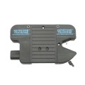 Nationwide Keystone Traverse 2.5" Reversible, Keyed-Alike Gate Latch with Stainless Steel Screws (Black)