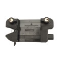 Nationwide Keystone Traverse 4" Reversible, Keyed-Alike Gate Latch with Stainless Steel Screws (Black)