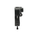 Nationwide Keystone Traverse 4" Reversible Gate Latch with Stainless Steel Screws (Black)