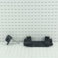 Nationwide Keystone Traverse 4" Reversible Gate Latch with Stainless Steel Screws (Black)