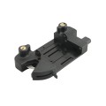 Nationwide Keystone Traverse 4" Reversible Gate Latch with Stainless Steel Screws (Black)