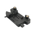 Nationwide Keystone Traverse 4" Reversible Gate Latch with Stainless Steel Screws (Black)