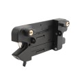 Nationwide Keystone Traverse 5" Reversible, Keyed-Alike Gate Latch with Self-Drilling Screws (Black) (Default)