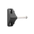 Nationwide Keystone Traverse 5" Reversible, Keyed-Alike Gate Latch with Self-Drilling Screws (Black) (Default)