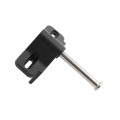 Nationwide Keystone Traverse 5" Reversible, Keyed-Alike Gate Latch with Self-Drilling Screws (Black) (Default)