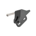 Nationwide Keystone Traverse 5" Reversible, Keyed-Alike Gate Latch with Self-Drilling Screws (Black) (Default)