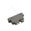 Nationwide Keystone X-External Heavy-Duty, Reversible, Two Sided Keyed-Alike, Lockable External Mount Spindle Latch for Gates (Nylon) Black (Default)