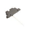 Nationwide Keystone X-External Heavy-Duty, Reversible, Two Sided Keyed-Alike, Lockable External Mount Spindle Latch for Gates (Nylon) Black (Default)