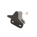 Nationwide Keystone X-External Heavy-Duty, Reversible, Two Sided Keyed-Alike, Lockable External Mount Spindle Latch for Gates (Nylon) Black (Default)