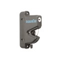 Nationwide Keystone X-External Heavy-Duty, Reversible, Two Sided Keyed-Alike, Lockable External Mount Spindle Latch for Gates (Nylon) Black (Default)