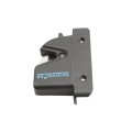 Nationwide Keystone X-External Heavy-Duty, Reversible, Two Sided Keyed-Alike, Lockable External Mount Spindle Latch for Gates (Nylon) Black (Default)