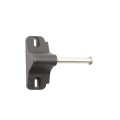 Nationwide Keystone X2 Heavy-Duty, Reversible, Two Sided Lockable, Slimline External Mount Spindle Latch for Gates with Stainless Steel Screws (Nylon) Black (Default)