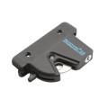 Nationwide Keystone X2 Heavy-Duty, Reversible, Two Sided Lockable, Slimline External Mount Spindle Latch for Gates with Stainless Steel Screws (Nylon) Black (Default)